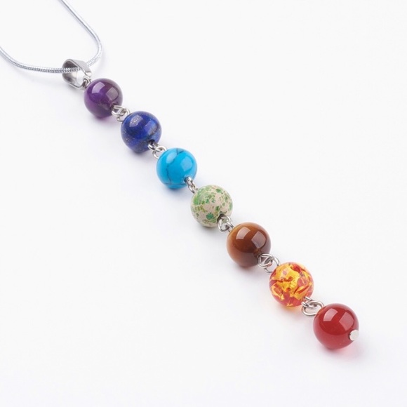Chakra Y Style Necklace | Stainless Steel - Picture 2 of 5